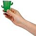 Fun Express Set of 12 Pieces Plastic Cactus Shot Glasses, Each Holds 2 oz, BPA Free Plastic, Fiesta and Cinco de Mayo Party Supplies, Green
