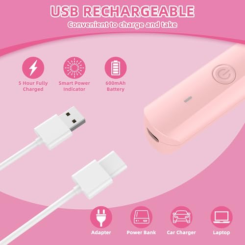 Electric Razors & Shaver for Women: 3-in-1 Rechargeable Bikini Trimmer – Painless Body Hair Remover for Ladies Pubic, Legs, Face, Underarms – Waterproof Grooming Kit for Smooth Skin, Wet & Dry Use by WUFAYHD - Image 6