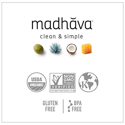 Madhava Organic Amber Honey, Unfiltered Organic Amber Honey, 5 Lb #TOP4