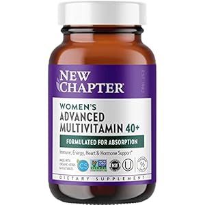 New Chapter Women’s Multivitamin Every Woman II 40+ Fermented with Probiotics B D3 Organic Non GMO Ingredients, White, Berry, 96 Count