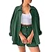Womens Spring Clothes 2 Piece Lounge Sets Two Piece Outfits Lounge Comfy Loungewear Two Piece Sets Tracksuits Matching Sets Casual 2 Piece Outfits Pajama Sets Long Sleeve Tops And Drawstring Shorts