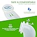 Urine Collection Bag Condom Catheters for Men Reusable Portable Silicone Urinal with 3 Urine Catheter Bags (Men_White)