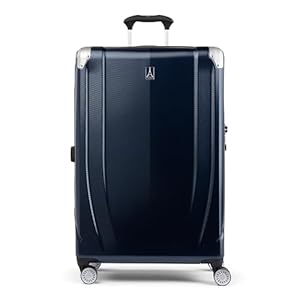 Travelpro Pathways 3 Hardside Expandable Luggage, 8 Spinner Wheels, Lightweight Hard Shell Suitcase, Checked Large 28 Inch, Royal Blue