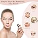 Replacement Heads Generation 3 Compatible with Flawless Facial Hair Remover Ring Light Version,New Version Replacement Blades for Flawless Replacement Heads Gen 3,18 Karat Gold-Plated Head,4 Pack.