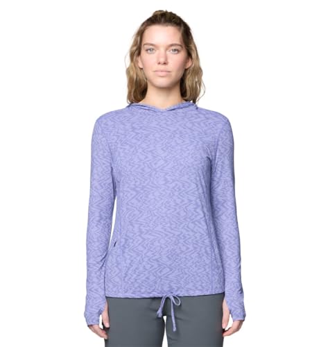 Mountain Hardwear Women's Crater Lake LS Hoody, Avid Peaks Print