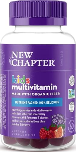 New Chapter Kids Gummy Multivitamin, Berry-Citrus, 60 Count - image 1