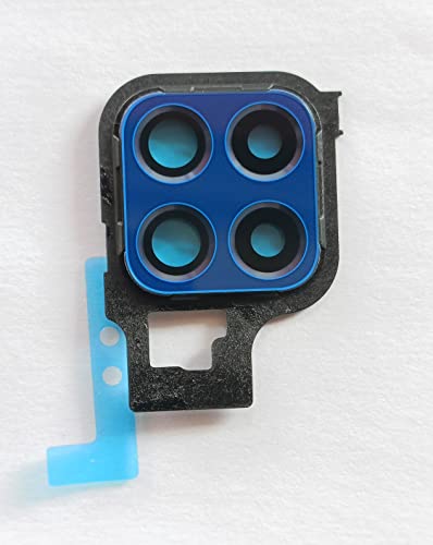 Image of Back Camera Glass with Adhesive Sticker Compatible with Samsung Galaxy F62 : Blue