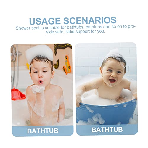 Chaise de bain antidérapante et tabouret de douche BESTonZON - 5