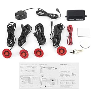 EBTOOLS Parkeersensor met Audio Zoemer – Rood
