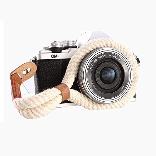 LXH coton caméra dragonne caméra main dragonne lanière poignet pour Pentax Canon Panasonic Leica Sony Fujifilm Cover