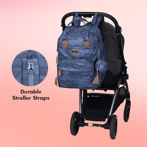 Dikaslon Mothers Bag, Mama Bag (Large Capacity, 19 Pockets), Men's, Women's, Backpack, Lightweight, Thermal Pockets, Unisex, For Boys/Girls, Multi-Purpose Travel Bag, Baby Shower, Gift