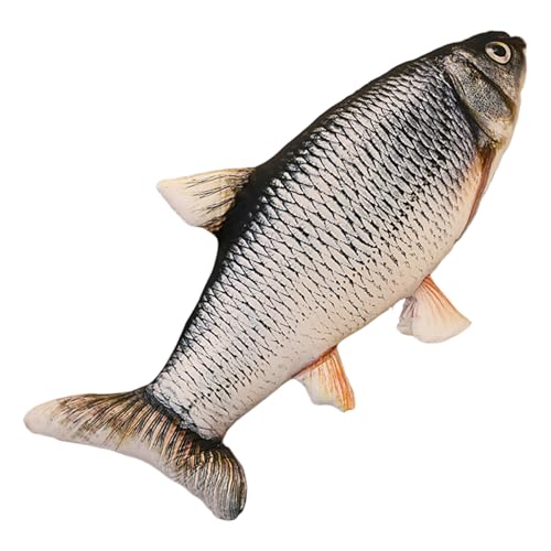 Simulation 3D pour cette peluche de poisson au rembourrage doux et ergonomique