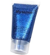 Mysense Royal Blue Body Glitter, Face Glitter Gel, Mermaid Sequins Chunky Glitter Face Eye Lip Ha...