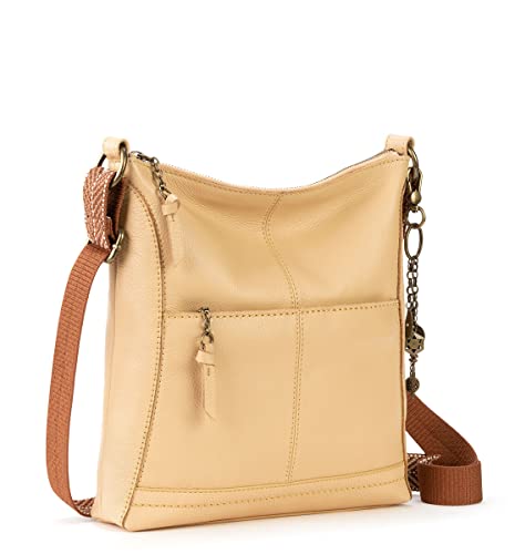 Image of The Sak Lucia Leather Crossbody Purse - Premium Leather Women's Handbag for Everyday & Travel - Cross Body Bag With Zipper