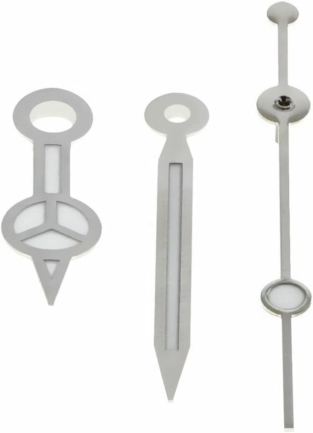 Ewatchparts Watch Hand Compatible With Rolex Submariner 5508-1665 Mercede Movement 1520, 1530 Silver