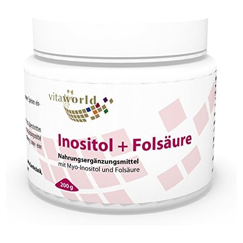 Vita World Inositol + Folsäure 200g Pulver Apotheken Herstellung Myo-Inositol Cover