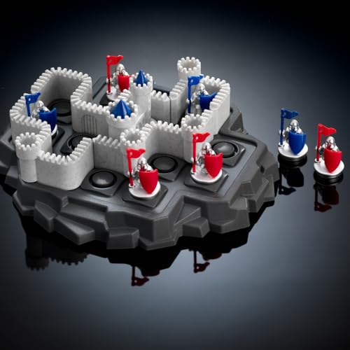 SmartGames Walls & Warriors, juego de mesa de estrategia individual para niños 7