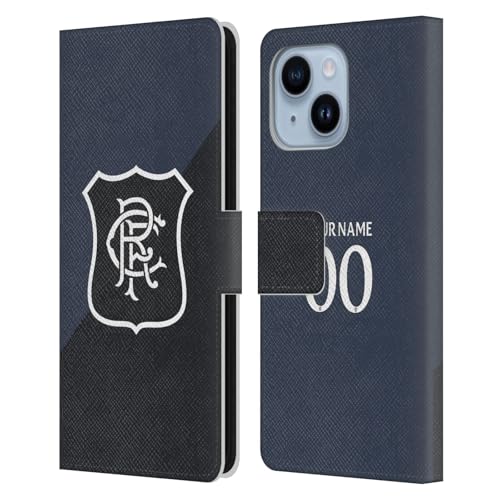 Protection Rangers FC iPhone 14 Plus, étui portefeuille cuir personnalisé kit 2025/26