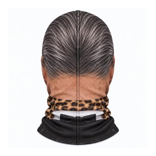 Funny Ski Mask Realistic Full Face Balaclava Old Man Ski Mask - image 4