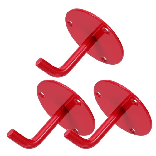 Angoily Lot de 3 Supports de Fixation en Métal pour Extincteurs Co2 2-9 Kg, Crochets Muraux Robustes de Sécurité Incendie, Installation Facile, Compatibles Usage Industriel et Domestique