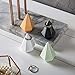 MyGift Modern Cone Shaped Ring Holders, Decorative Multi-Colored Pastel Prism Style Jewelry Display Stands, Set of 4