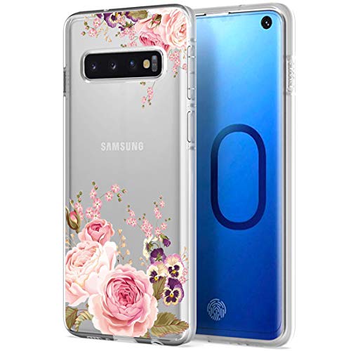 Coque Galaxy S10 motif floral rose parfait pour le quotidien