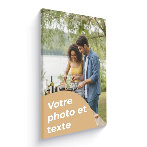 Cimpress Tableau sur Toile Personnalisé avec Photo ou Logo, 50 × 70 cm, Décoration Murale pour...
