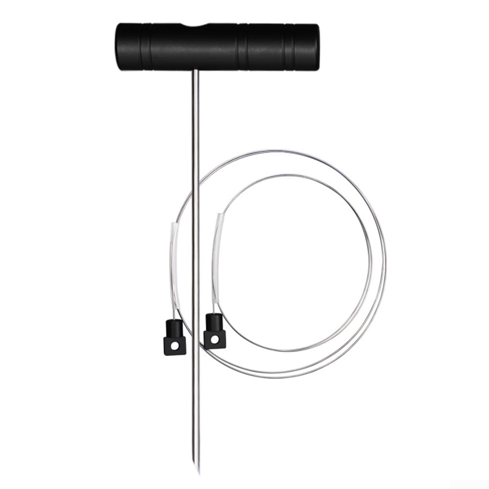 Ikejime - Kit da pesca con fili in acciaio inox per pesci di mare grandi, set di attrezzi per preservare la freschezza e la qualità della carne, include ago cavo e filo lungo per tonno e sgombro (nero