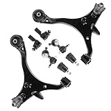 KRGUOD Front Lower Control Arm with Ball Joint Tie Rods Sway Bar Kit Fit for 2001 2002 2003 2004 2005 Honda Civic Sedan & Coupe Suspension kit K640288 K640287-8 pcs