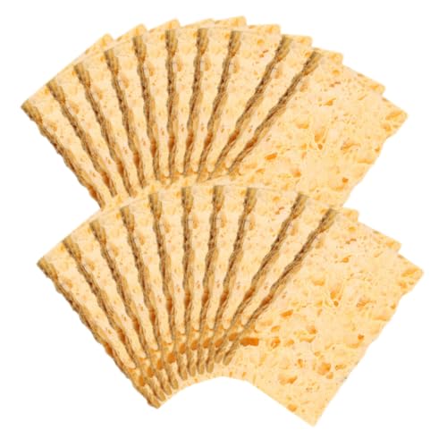 FUNOMOCYA Efficient Soldering Iron Cleaning Sponge 50-pack Solder Tip Cleaning Tools Soldering Spong for Soldering Projects