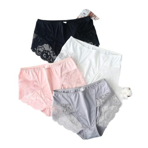 Culotte femme sans couture en lot de 4 - Lingerie grande taille effet push up