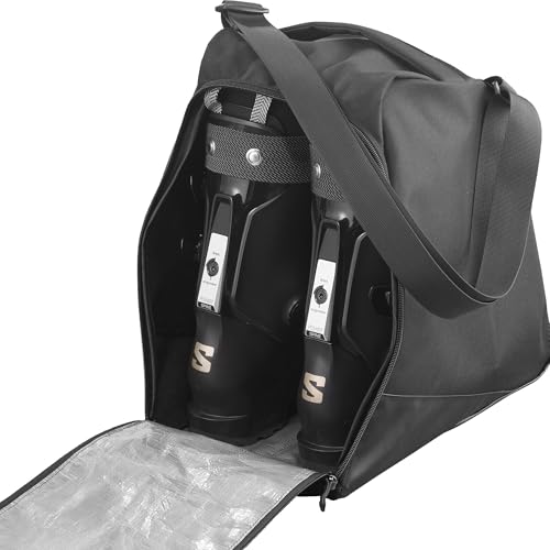 Salomon Original Gearbag Unisex Skischuhtasche für einfachen Gebrauch und leichten Zugang sowie verbesserte Haltbarkeit, Schwarz – Ansicht 6