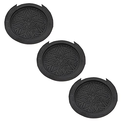 3Pcs Yootones Guitar Soundhole Cover Rubber Guitar Sound Hole Cover Compatible With Acoustic Guitar (Black) #TOP6