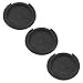 3Pcs Yootones Guitar Soundhole Cover Soft Rubber Feedback Buster Compatible with Acoustic Guitar (Black)