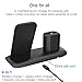 Wireless Charger, 4 in 1 Wireless Charging Station for i pad A pple Watch and i Phone Air pods Pro, Wireless Charging Stand for i Phone 12/12 11 Pro Max/X/XR/Xs/A Pple Watch Charger 5-1 Air pods 2