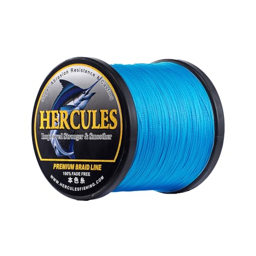 ヘラクレス(HERCULES) peライン 色落ちしない 釣りライン 4本編み 1000m 0.4号 (3.6kg/8lb 0.1mm) ネイビー X4 釣り糸 柔軟性 伸びない PE ライン 遠投 高強度 高感度
