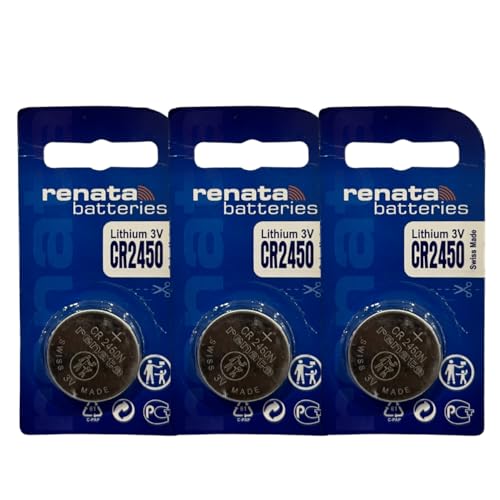 Image of DEVICE OF URBAN INFOTECH Renata CR2450 Batteries - 3V Lithium Coin Cell Swiss Made CR 2450 Battery (CR2450, Pack of 3)