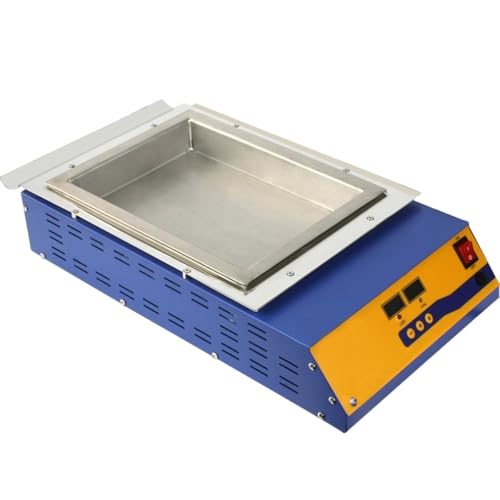 Olla de soldadura de 2000 W, horno inteligente pequeño de estaño con doble pantalla digital para baños de soldadura y soldadura