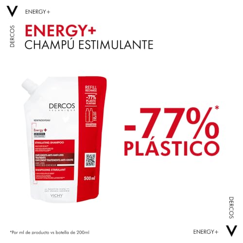 Miniatura 6 de Vichy Champú Anticaída, Efecto Estimulante, Apto Para Todo Tipo de Cabello, Cuero Cabelludo Sano y Detoxificado, Con Aminexil, Energy+, Dercos Technique