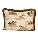 Karin Maki Unisex Wild Horses Oblong Throw Pillow Brown One Size