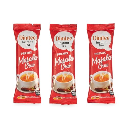 Image of Chaizup Dimtee 1 Min Instant Masala Chai Premix - 30 Sachets | Masala Flavours | 30 Servings | 375g