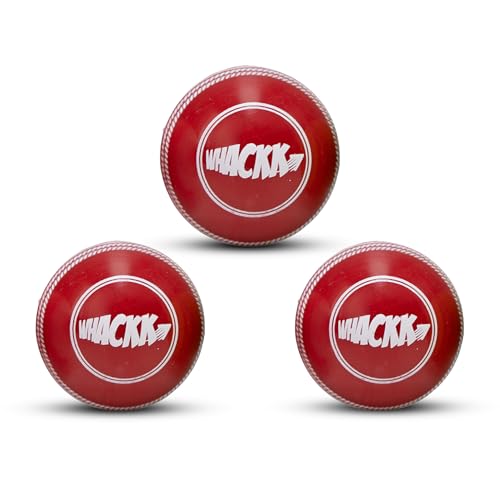 Image of WHACKK I10 T-20 Wind Ball 72MM 120GMS Red | Synthetic Practice Cricket Balls | Swing Balls for Match, Training, Indoor, Outdoor & Street Cricket