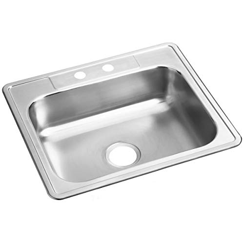 Image of Elkay Dayton D125212 Single Bowl Drop-in Stainless Steel Sink