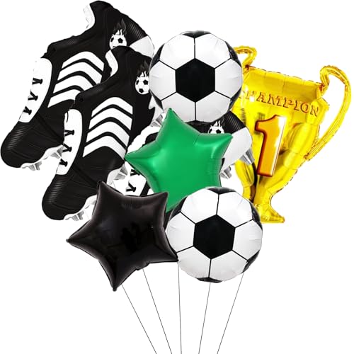 Ballons de décoration de fête de football en aluminium étanche pour jour de match