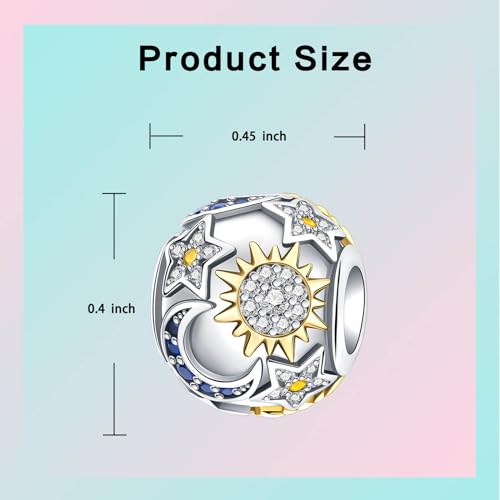 Image of LUXILLA Love You Best Friend Grandma Wife Heart Charm 925 Sterling Silver Charms Fit for Bracelets Necklace Jewelry Gift for Women