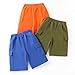 EDFTM 3 Pack Boys Shorts Summer Cargo Shorts Elastic Waist Jogger Athletic Short with Pocket Fashion Sports Clothes 4-5 Years