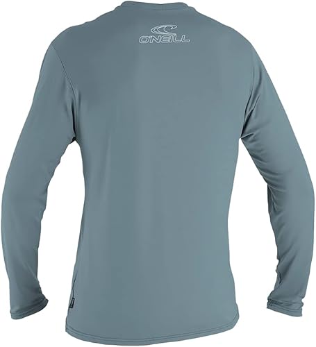 Vista 19 de O'Neill Wetsuits - Camiseta O'Neill Basic Skins, para el sol, con UPF 50+, de manga larga, para hombre Blanco