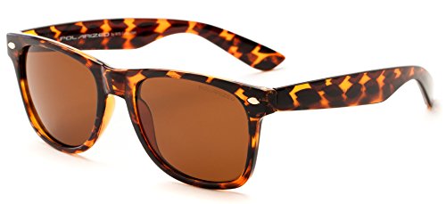 MODA Tortoise Frame Inexpensive Unisex Polarized Retro Sunglasses