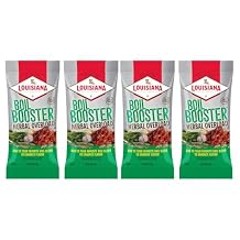 Herbal Overload Boil Booster - Seafood Boil Enhancer - Crab, Shrimp, Crawfish Seasonings, Boil Enhancer Cajun Seasoning 8 oz. Pack of 4 By Louisiana Fish Fry