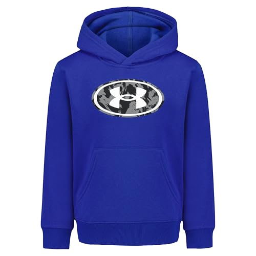 Image of Under Armour Boys' Fleece Pullover Hoodie Sweatshirt, Soft & Comfortable, Relaxed Fit